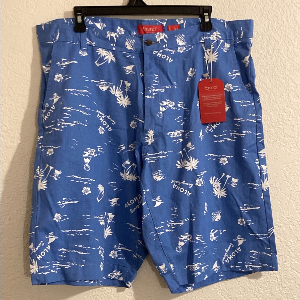 Bruno Milano Men’s Blue & White shorts size 38